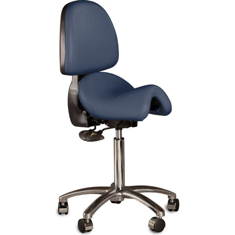 The Bambach Classic Small - The Original Ergonomic Saddle Stool with Backrest