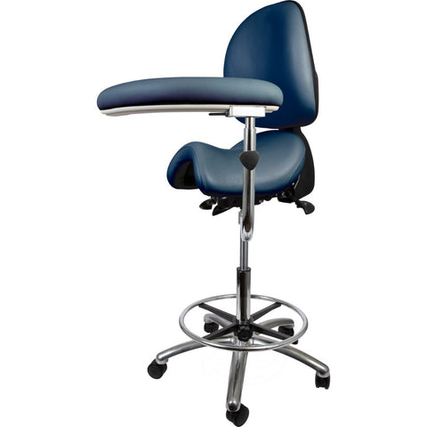 The Bambach Classic - The Original Ergonomic Saddle Stool with Backrest