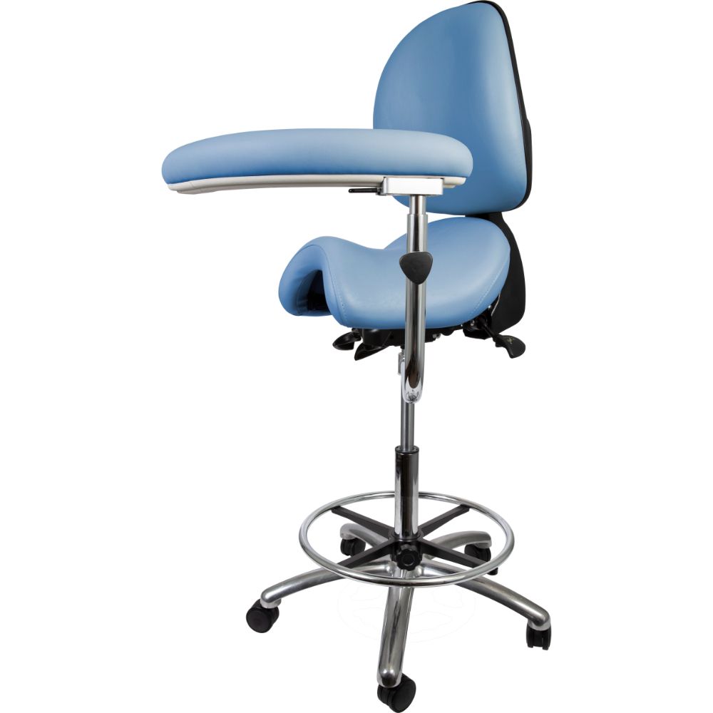The Bambach Classic Plus - The Original Ergonomic Saddle Stool with Backrest