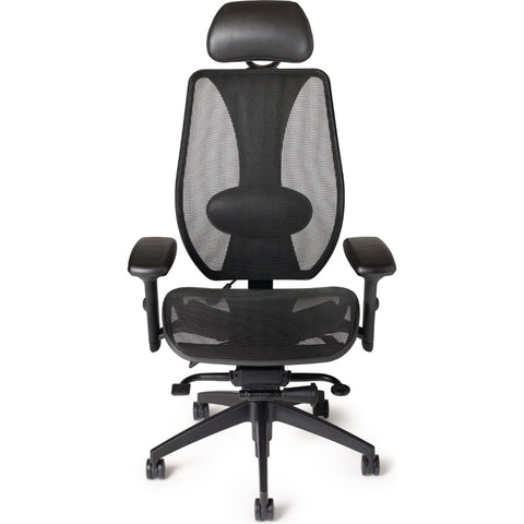 ergoCentric tCentric Hybrid Full Mesh Office Chair Midnight Black