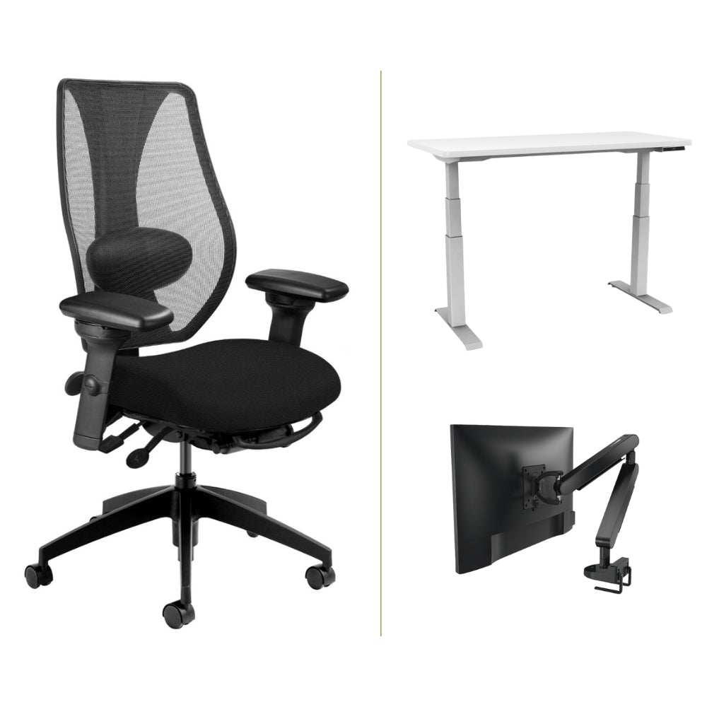 ergoCentric Ergonomic Workstation Bundle