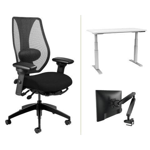ergoCentric Ergonomic Workstation Bundle
