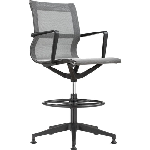 Eurotech Kinetic Stool Black Frame Designer Spider Mesh Colors EH301B