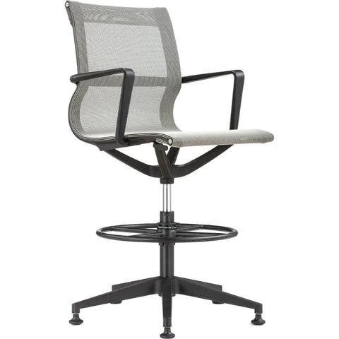 Eurotech Kinetic Stool Black Frame Designer Spider Mesh Colors EH301B