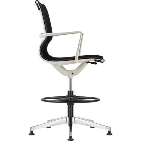 Eurotech Kinetic Stool White Frame Designer Spider Mesh Colors EH301W
