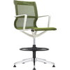 Eurotech Kinetic Stool White Frame Designer Spider Mesh Colors EH301W