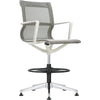 Eurotech Kinetic Stool White Frame Designer Spider Mesh Colors EH301W