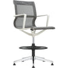 Eurotech Kinetic Stool White Frame Designer Spider Mesh Colors EH301W