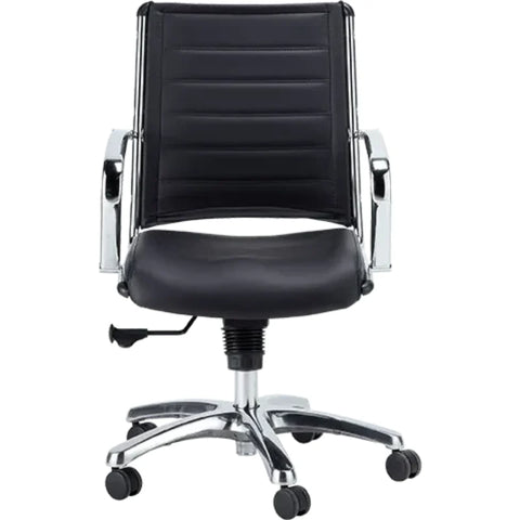 Eurotech Europa Leather Executive Mid Back Chair LE822