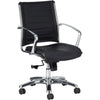 Eurotech Europa Leather Executive Mid Back Chair LE822