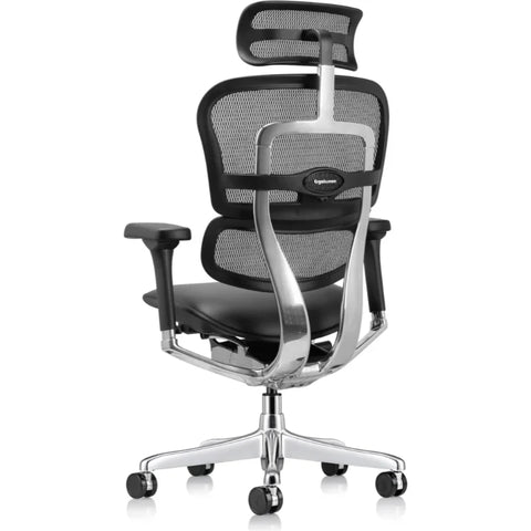 Eurotech Ergohuman LEM4ERG-GEN2 High Leather Seat & Mesh Back Office Chair