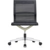 Eurotech Kinetic White Frame Designer Spider Mesh No Arms Conference Chair MT301WNA