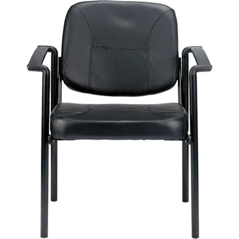 Eurotech Dakota Black Vinyl Guest Chair VS8012