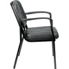 Eurotech Dakota Black Vinyl Guest Chair VS8012