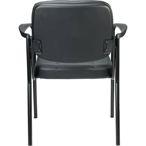 Eurotech Dakota Black Vinyl Guest Chair VS8012