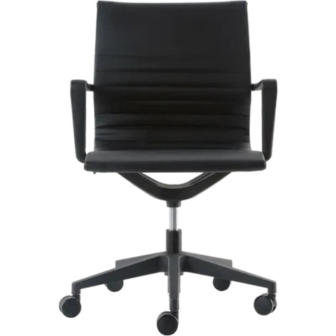 Eurotech Kinetic Vinyl Brown And Black Conference Chair VT032A