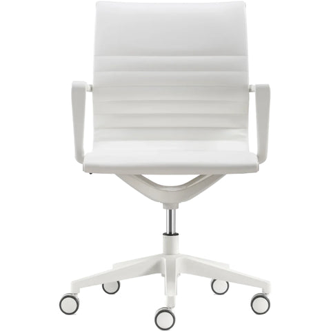 Eurotech Kinetic White Frame-Vinyl White Conference Chair VT032W