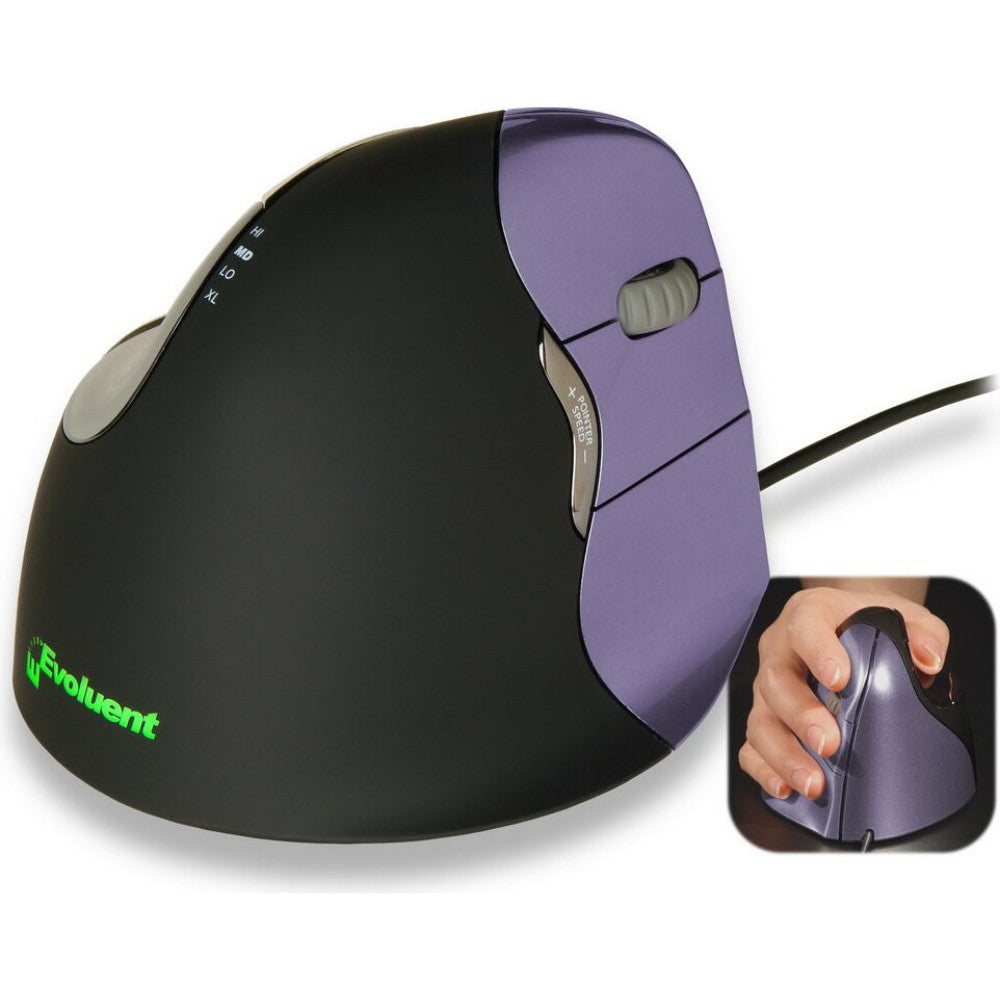 Evoluent Ergonomic VerticalMouse 4 Small Wired USB (VM4S)