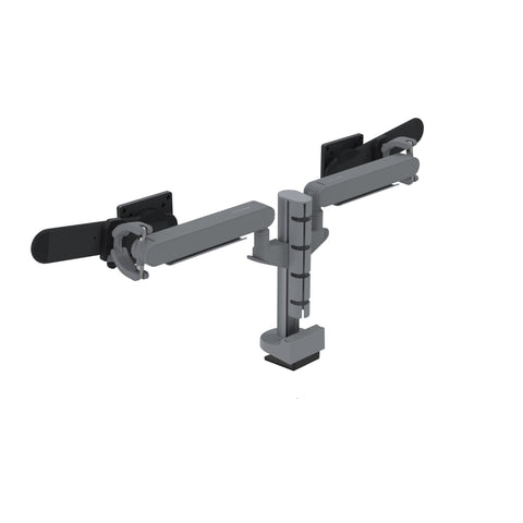 ergoCentric Zgonic ZP2 – Dual Monitor Post Monitor Arms