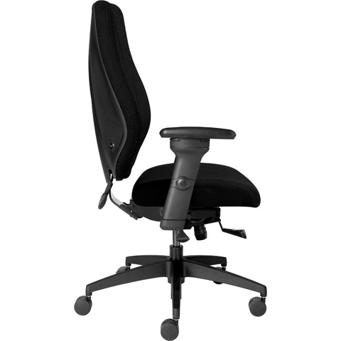 ergoCentric tCentric Hybrid Fully Upholstered Office Chair Midnight Black