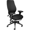 ergoCentric tCentric Hybrid Fully Upholstered Office Chair Midnight Black