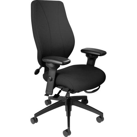 ergoCentric tCentric Hybrid Fully Upholstered Office Chair Midnight Black