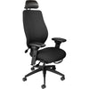 ergoCentric tCentric Hybrid Fully Upholstered Office Chair Midnight Black