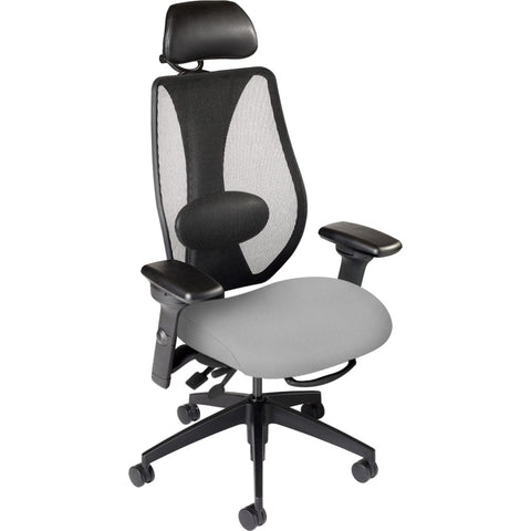 ergoCentric tCentric Hybrid Mesh Back Office Chair Midnight Black