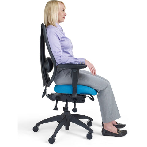 ergoCentric tCentric Hybrid Mesh Back Office Chair Midnight Black