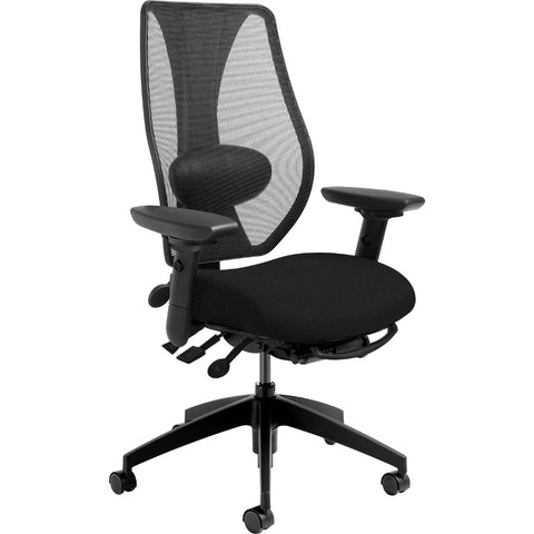 ergoCentric tCentric Hybrid Mesh Back Office Chair Midnight Black