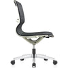 Eurotech Kinetic White Frame Designer Spider Mesh No Arms Conference Chair