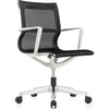 Eurotech Kinetic White Frame Designer Spider Mesh Conference Chair